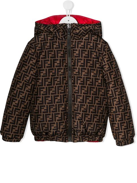 red fendi puffer jacket